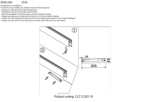 Драйвер Crystal Lux 48V 300W IP20 CLT 0.203 10 BL Драйвер Crystal Lux 48V 300W IP20 CLT 0.203 10 BL