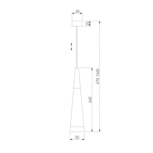 Подвесной светодиодный светильник Elektrostandard DLR038 7+1W 4200K золото a047027 Подвесной светодиодный светильник Elektrostandard DLR038 7+1W 4200K золото a047027