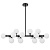 Подвесная люстра Lumina Deco Marsiada LDP 6033-16 BK