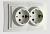 Розетка 2К+З двойная Mono Electric Larissa 16A 250V винтовое подключение белый 103-191904-120