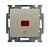 Выключатель одноклавишный двухполюсный ABB Basic55 20A 250V с подсветкой шампань 2CKA001020A0091