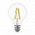 Лампа светодиодная филаментная диммируемая Eglo E27 6W 2700К прозрачная 11703