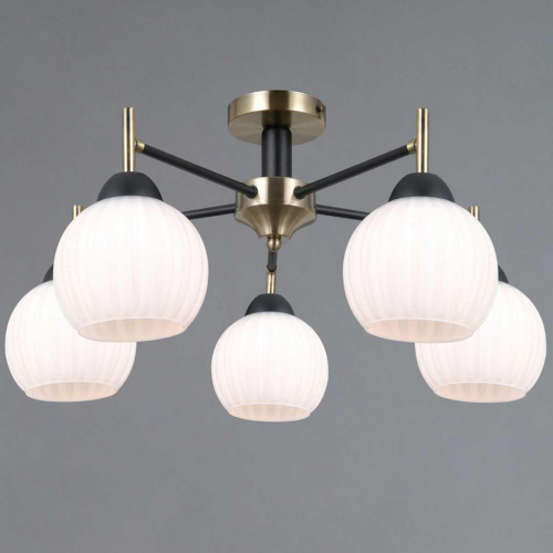 Светильник потолочный Illumico IL0579-5CSQ-25 BK AB TRENTO