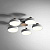 Потолочная Люстра Move 5 Gray By Imperiumloft