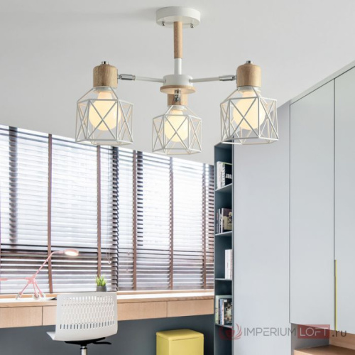 Потолочная Люстра Corf B3 White 6 Lamps By Imperiumloft