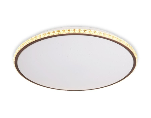 Потолочный светодиодный светильник Ambrella light Orbital Crystal FF71 Потолочный светодиодный светильник Ambrella light Orbital Crystal FF71