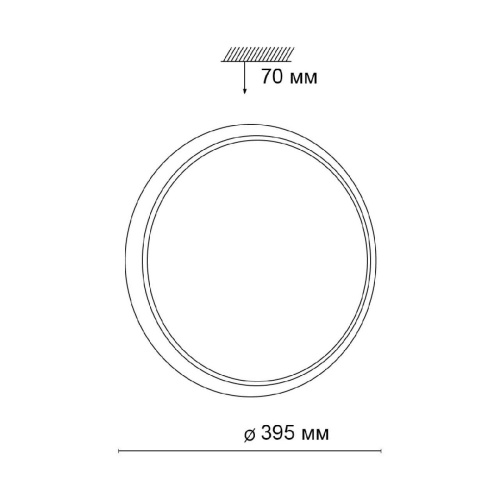 Настенно-потолочный светодиодный светильник Sonex Vasta led Yuki 3063/36L