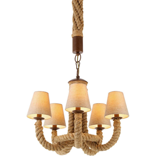 Подвесная люстра Arte Lamp Corda A8958LM-5BR Подвесная люстра Arte Lamp Corda A8958LM-5BR