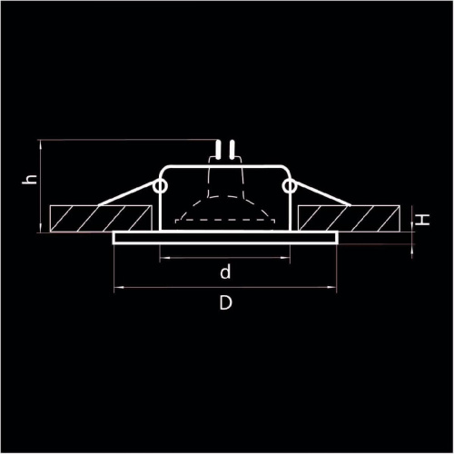 Встраиваемый светильник Lightstar Anello 002240