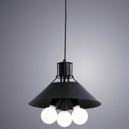 Подвесная люстра Arte Lamp A9347SP-3BK Подвесная люстра Arte Lamp A9347SP-3BK