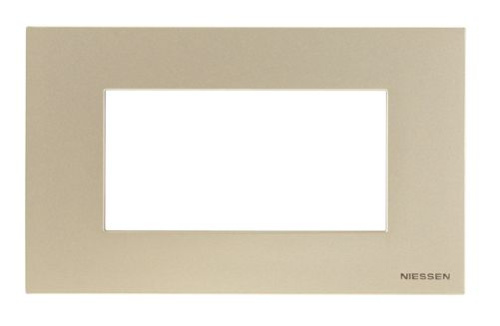 Рамка 4-модульная ABB Zenit итальянский стандарт шампань 2CLA247400N1901 Рамка 4-модульная ABB Zenit итальянский стандарт шампань 2CLA247400N1901