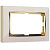 Рамка Werkel Snabb для двойной розетки слоновая кость/золото WL03-Frame-01-DBL-ivory/GD 4690389083853