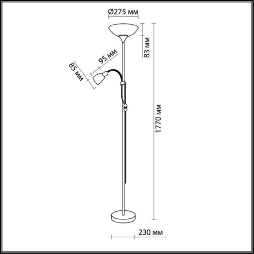 Торшер Odeon Light Trend 2711/F