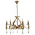 Подвесная люстра Lumien Hall Ауэрель 2031/6H-BRGD-CGN