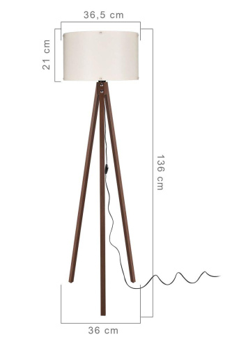 Торшер Toplight Mollie TL1616S-01WG Торшер Toplight Mollie TL1616S-01WG