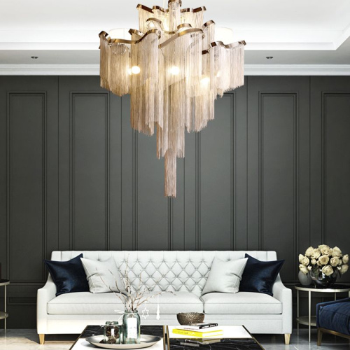 Люстра Ava Chain Atlantis Chandelier D60 Хром By Imperiumloft