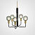 Подвесная Люстра Pearl  L5 Grey By Imperiumloft