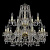 Подвесная люстра Bohemia Ivele 1410/10+5/240/2d/G/V0300