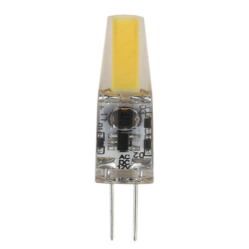 Лампа светодиодная ЭРА G4 1,5W 4000K прозрачная LED JC-1,5W-12V-COB-840-G4 Б0033198 Лампа светодиодная ЭРА G4 1,5W 4000K прозрачная LED JC-1,5W-12V-COB-840-G4 Б0033198