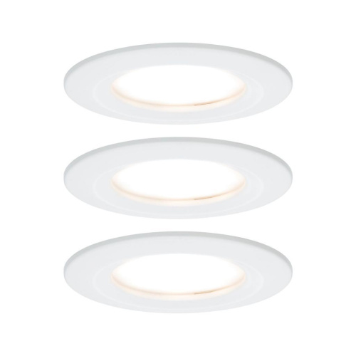 Встраиваемый светодиодный светильник Paulmann Nova Coin (3 шт.) 93496 Встраиваемый светодиодный светильник Paulmann Nova Coin (3 шт.) 93496