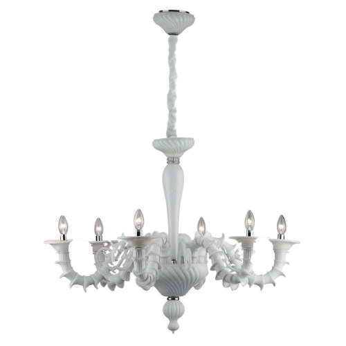 Подвесная люстра Ideal Lux Ca Rezzonico SP6 Bianco 007717