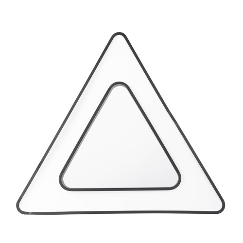 Подвесной светодиодный cветильник Geometria ЭРА Delta SPO-153-B-40K-030 30Вт 4000К черный Б0050579