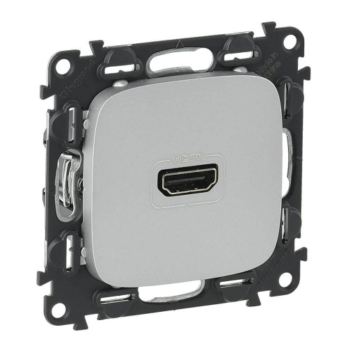 Розетка HDMI Legrand Valena Allure алюминий 754717
