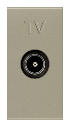 Розетка TV ABB Zenit шампань 2CLA215070N1901 Розетка TV ABB Zenit шампань 2CLA215070N1901