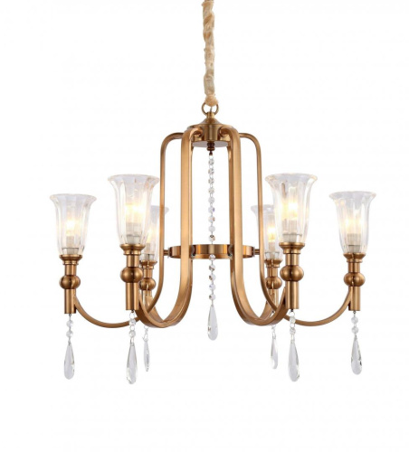 Подвесная люстра Lumina Deco Rionella LDP 8041-6 S.GD Подвесная люстра Lumina Deco Rionella LDP 8041-6 S.GD