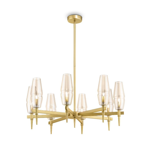 Подвесная люстра Maytoni Lita H002PL-08G