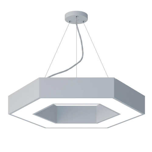 Подвесной светодиодный cветильник Geometria ЭРА Hexagon SPO-123-W-40K-045 45Вт 4000К белый Б0050554 Подвесной светодиодный cветильник Geometria ЭРА Hexagon SPO-123-W-40K-045 45Вт 4000К белый Б0050554