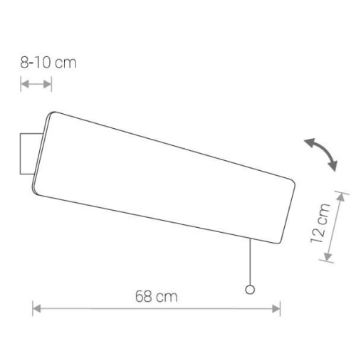 Настенный светодиодный светильник Nowodvorski Oslo 9312