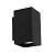 Настенный светильник Zumaline Sandy wl square black 92698