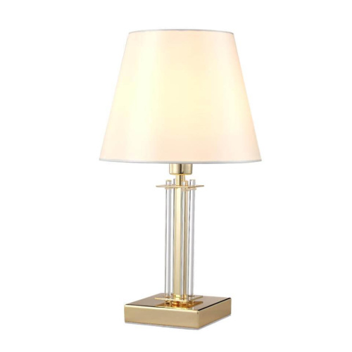 Настольная лампа Crystal Lux Nicolas LG1 Gold/White Настольная лампа Crystal Lux Nicolas LG1 Gold/White