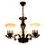 Подвесная люстра Toplight Florence TL7490D-03BL