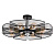 Потолочная люстра Arte Lamp Maasym A7044PL-8BK