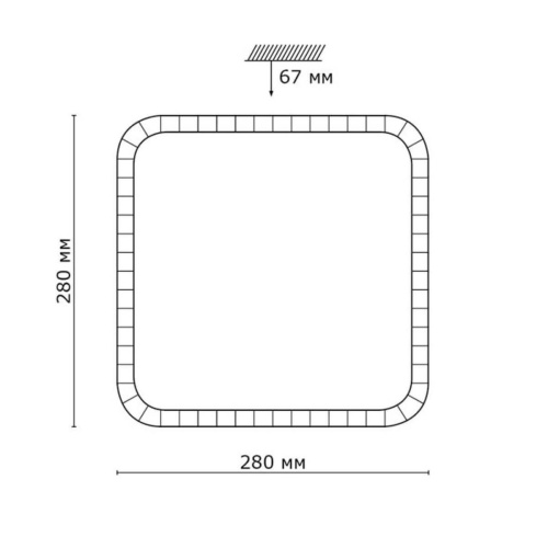Настенно-потолочный светодиодный светильник Sonex Pale Karola 2035/CL