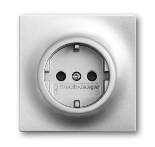Розетка ABB Impuls Schuko с/з 16A 250V безвинтовой зажим серебристо-алюминиевый 2CKA002011A3845 Розетка ABB Impuls Schuko с/з 16A 250V безвинтовой зажим серебристо-алюминиевый 2CKA002011A3845