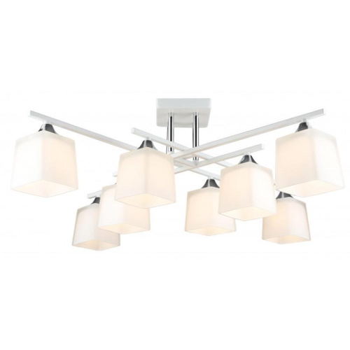 Потолочная люстра IMEX MD.5985-8-S-WH+CH Потолочная люстра IMEX MD.5985-8-S-WH+CH