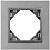 Рамка 1-постовая Efapel Logus 90 Metallo алюминий/серый 90910 TAS