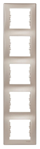 Рамка 5-постовая вертикальная Schneider Electric Sedna SDN5801568