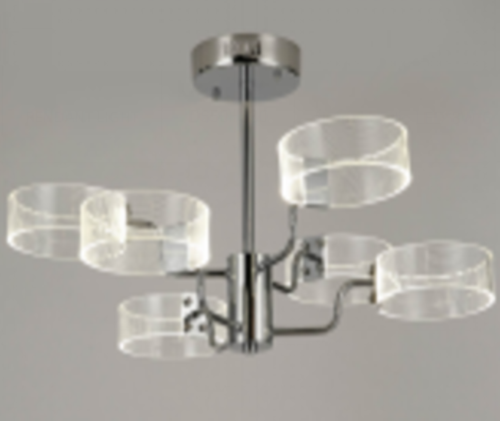Потолочная светодиодная люстра Freya Eva FR6039CL-L48CH