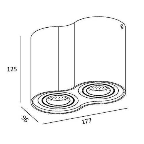 Потолочный светильник Zumaline Rondoo 50407-WH
