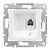 Розетка телефонная RJ11 Schneider Electric Sedna SDN4101121