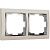 Рамка Werkel Snabb на 2 поста слоновая кость WL03-Frame-02-ivory 4690389046315