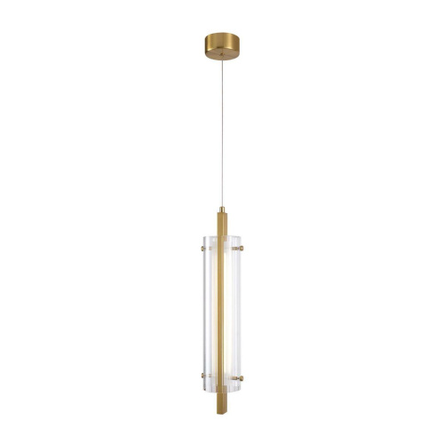 Подвесной светодиодный светильник Indigo Vitreo 11067/A/1P Brass V000173L Подвесной светодиодный светильник Indigo Vitreo 11067/A/1P Brass V000173L