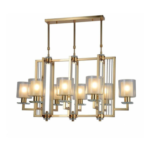 Подвесная люстра Lumina Deco Manhattan LDP 8012-8P F.GD Подвесная люстра Lumina Deco Manhattan LDP 8012-8P F.GD