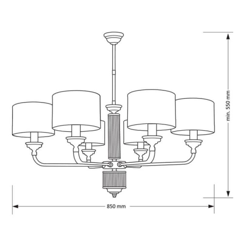 Подвесная люстра Kutek Mood Verde VER-ZW-6 (P) Подвесная люстра Kutek Mood Verde VER-ZW-6 (P)