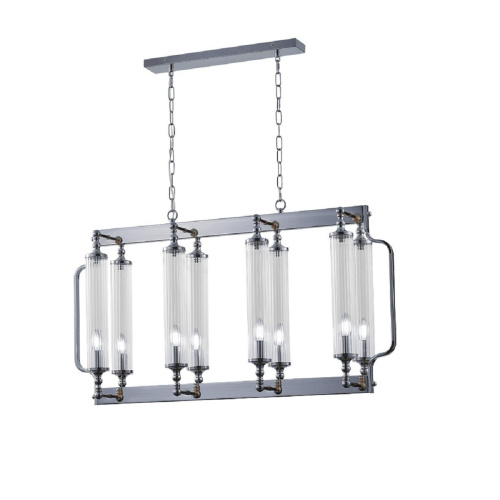 Подвесная люстра Crystal Lux TOMAS SP8 L1000 CHROME Подвесная люстра Crystal Lux TOMAS SP8 L1000 CHROME