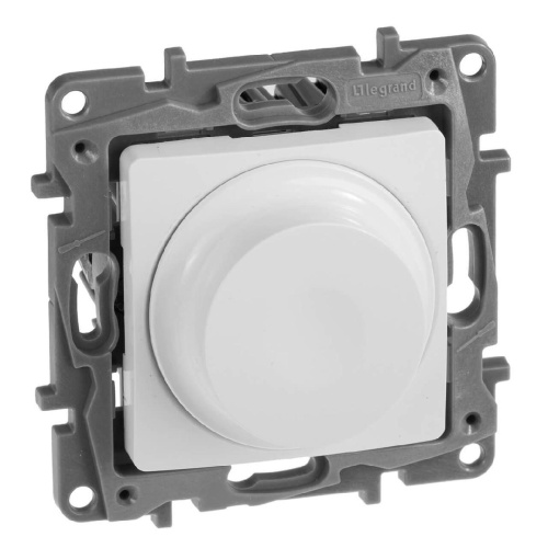 Диммер поворотный Legrand Etika без нейтрали 300W белый 672219